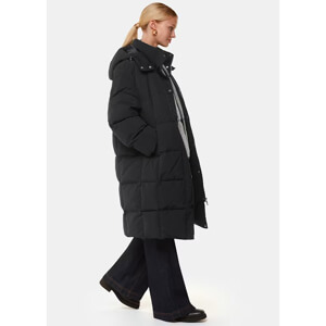 Whistles Black Una Puffa Coat